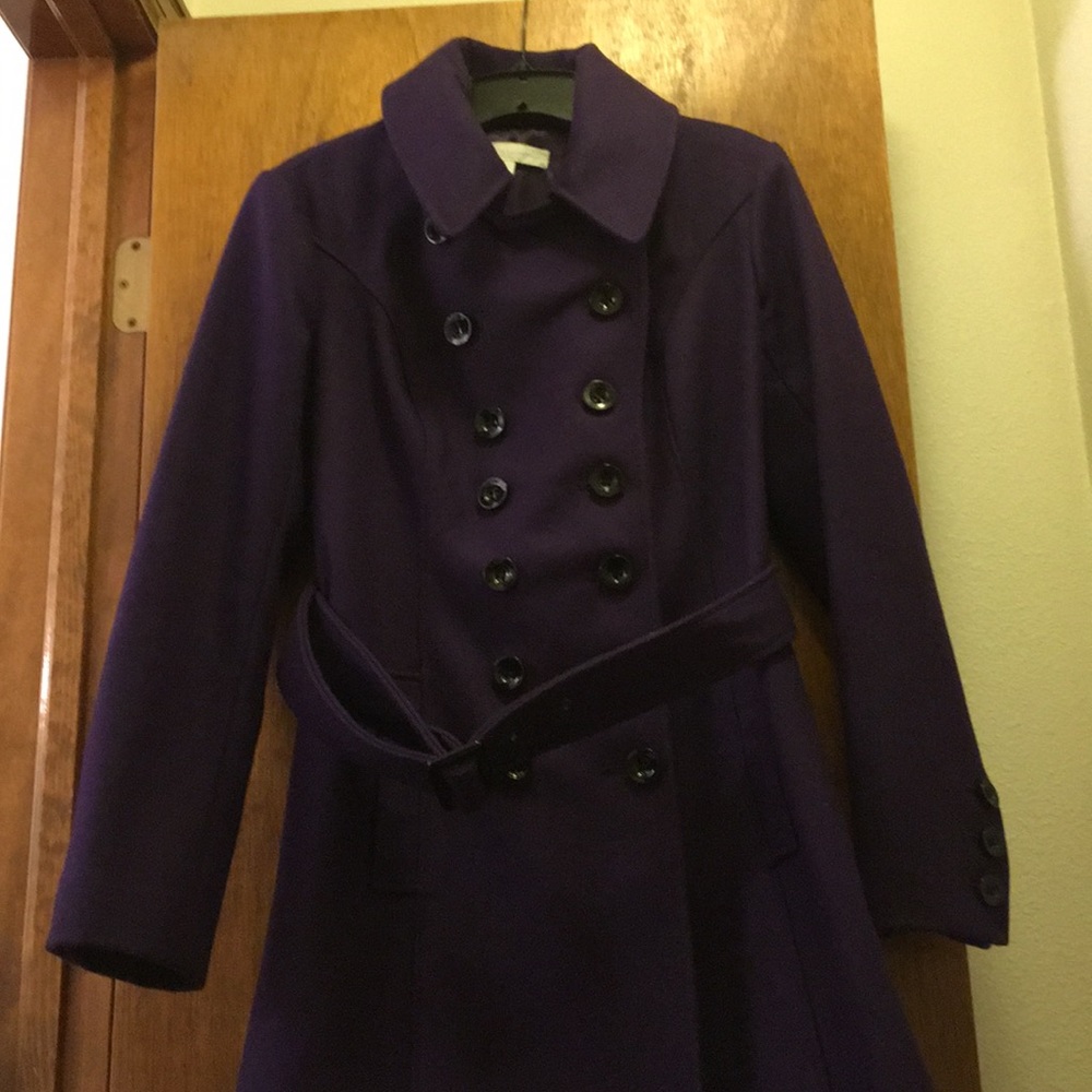 🎉Must Sell!! Purple wool pea coat 🎉